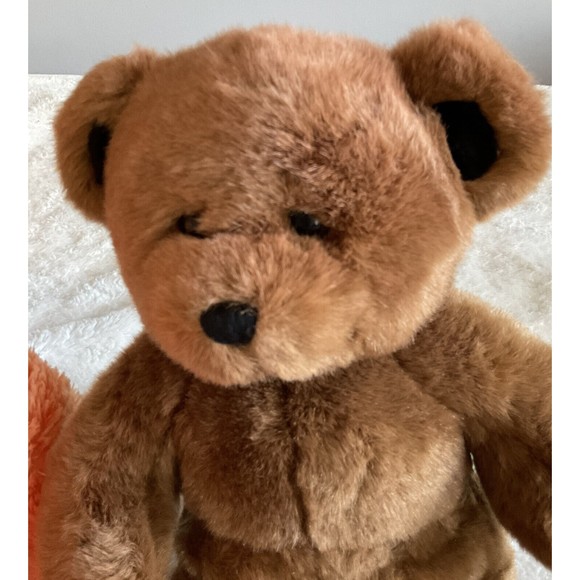 Build A Bear Workshop Orange Bear & Bear 15” Stuffed Animals W/ Clothes. Read - Picture 4 of 10